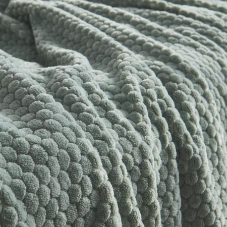 Caroline bedspread, size 220x240 cm, green color-2