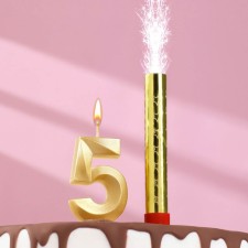 Candle for cake the number 