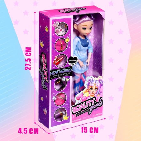 Fashionable hinge doll "Create your style", mix-8