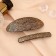Halfish hair clip "Lava" (set 2 pcs) 9 cm and 7.5 cm