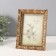 Photo frame Polystone 13x18 cm "Greek pattern" gold 2x16x21 cm