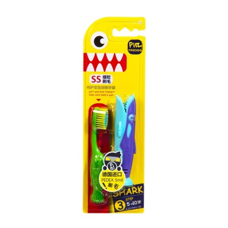 Chigour Children's Brush "Shark" from 3 years old-1