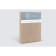 The sheet on the elastic band "Monopsece", size 90x200x23 cm, beige color