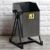 Street urn "square on bent legs" 22 l, gray, tank 0.5 mm, 50 x 33 x 33 cm