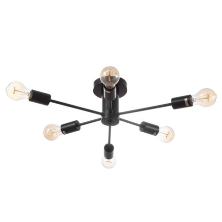 Ceiling chandelier "Orion" 6x60W E27 Color: Black