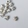 Bale (holder of d/pendant) metal d/creativity "drum" silver G072b722 1x0.7 cm