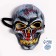 Carnival mask "Skull", light