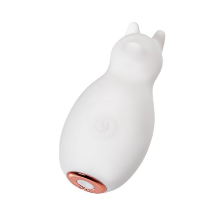 Vibrator "Pitches-Fruits", Mr. Bear, white, silicone, 7.5cm-5