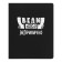 Notebook 48l Total Black. Not, regional design cards, stencil Print, BLPS, 5V MIX
