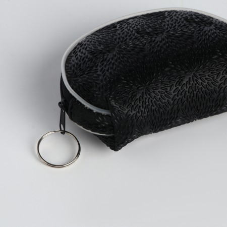 Women's wallet with lightning, black color-2