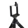 Luazon-Treasel tripod is desktop, for phone, flexible legs, height 17 cm, black