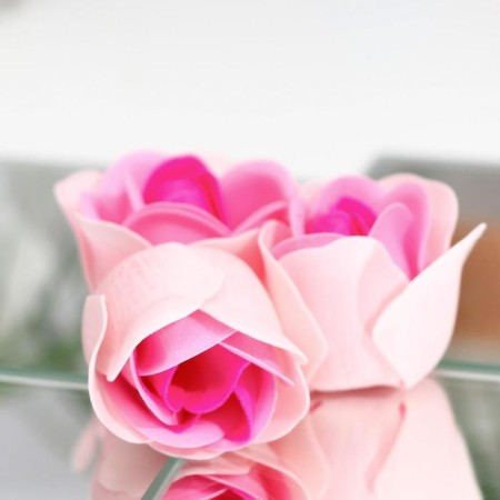 Soap roses, three -color, set of 3 pcs.-5