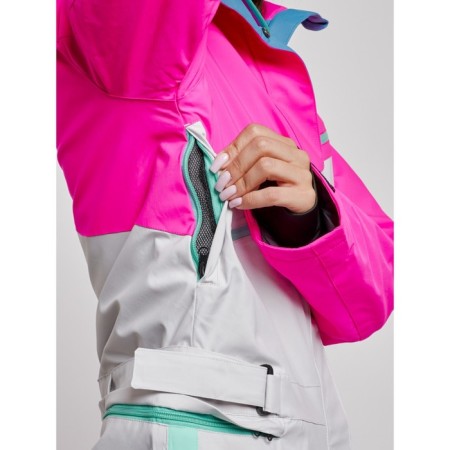 Ski -Kologelny Winter Combineson, size 44, pink color-16
