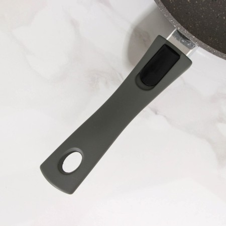 Pan, d = 28 cm, removable handle, anti -stick coating, color light marble-3
