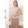 Top female, size 48, beige color