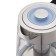 Electric kettle KitFort KT-6617, glass, 1.7 l, 2200 watts, blue