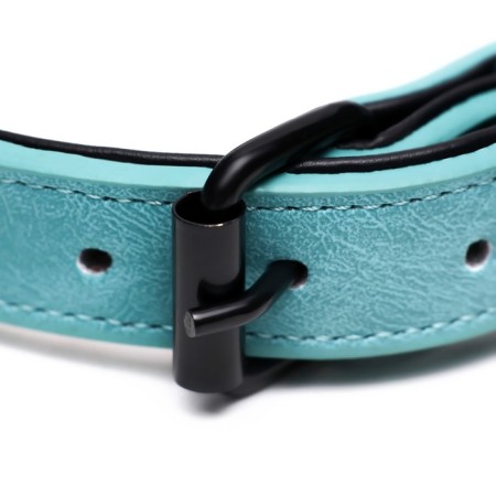 A collar with a remote ring "Mona", 42 x 2 cm, mint-2