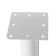 Support for a table with adjustable bloodsters, h 715, d 51, white