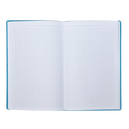 The weekly low-wheeled A5, 64 sheets, on the stitch, an integral cover of artificial leather, dark blue-3