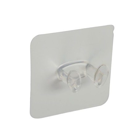 Holder with an adhesive surface of the tundra, 60x60 mm, for a fork, transparent-29