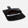 Women's wallet on fasteners, black color