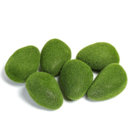 Moss Artificial "Stones", set of 6 pcs., Greengo-9