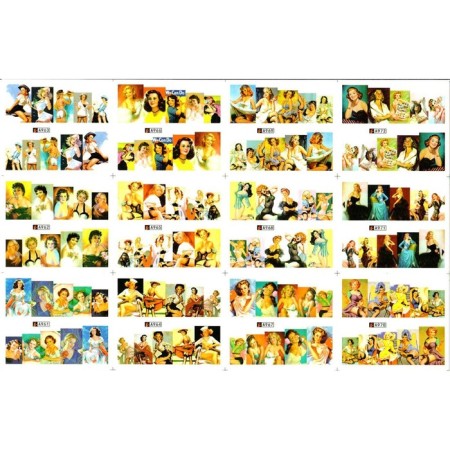 TNL slider, large sheet, a0961-0972