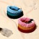 Hair cap "Margaret" Texture stripes, 2.5 cm, mix
