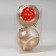 Set of balls plastic D-8 cm, 2 pcs "Winter Fairy Tale" White-brown