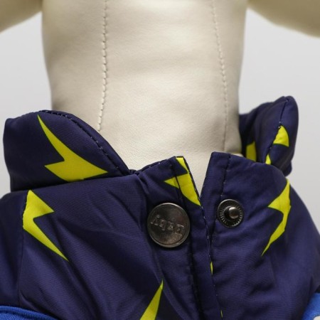 Dog jacket "Lightning", S (DS 20 cm, Osh 23 cm, OG 32 cm), dark blue-4