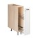 Botyolochnik Quadro, 200x526x826, Dub Sonoma/Nubuk Milk
