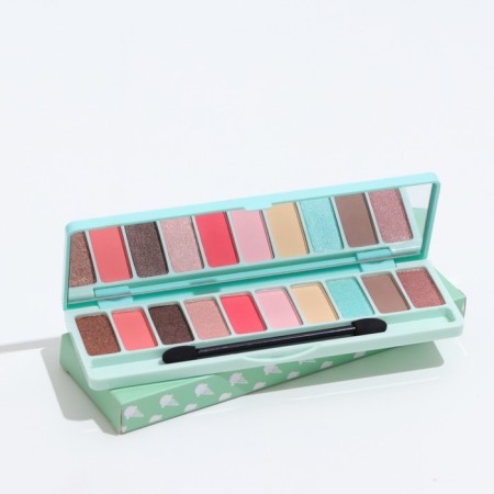 Palette of shadows for eyelids, 10 colors