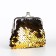 Wallet on the farmar, black color/gold