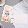 Money envelope "Congratulations!" hare, flowers 18.5x8.5 cm