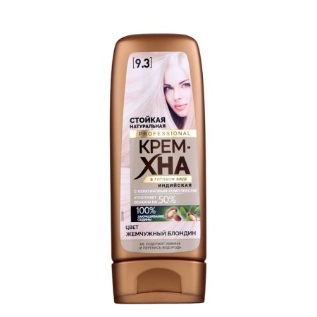 Indian cream-Khna in finished form Fito-cosmetics Professional, tone pearl blond, 140 ml