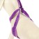 The train is adjustable breathing, reflective, size XL (Osh 48-68; OG 58-72 cm), purple