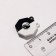 Magnetic Castle "Yin-Yang" (set 2 pcs.), Black and white color