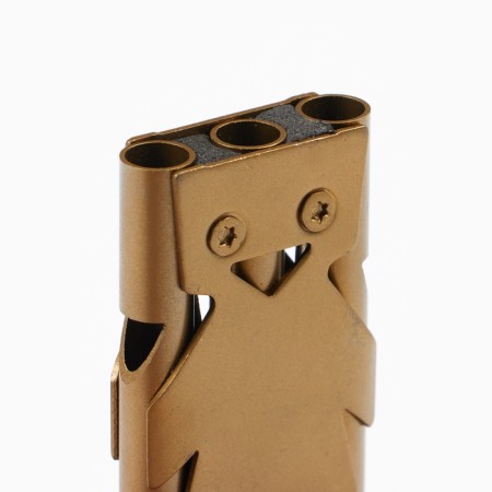 Survival whistle, EDC high -frequency, up to 150 dB, gold, 6 cm-2