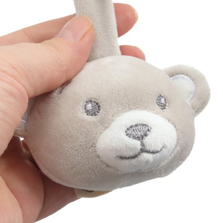 Suspension - rattle "Gray bear", on a crib, stroller, crumb me-5