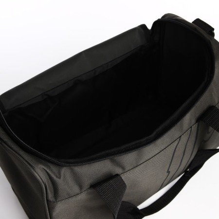 Road bag with lightning, long belt, khaki color-2