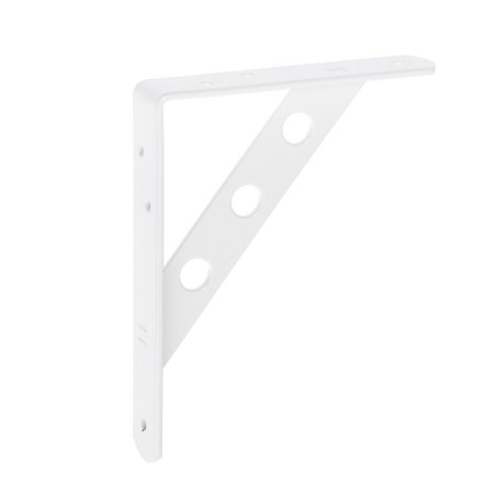 A reinforced bracket 150x125 Polymer white, 10 pcs