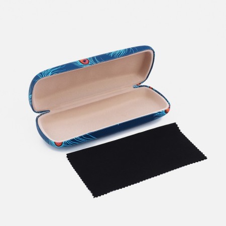 Case for glasses on the cracker, the color is blue-1