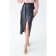 Artificial leather skirt with a belt, size 52