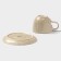 Tea pair of Dolyana "Coral", 275 ml, porcelain, beige