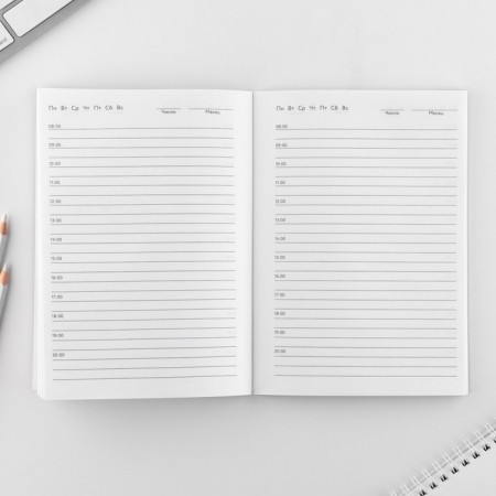 Diary in a thin cover A5, 72 sheets "Dog"-1