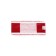 Nozzle for mop, flat microfiber, red/white color, 40 cm