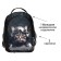 School backpack, 37 x 27 x 16 cm, ergonomic back, calligrata b "Cat Militari"