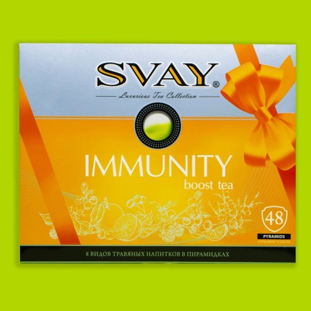 Tea Assorted Svay Immunity Boost Tea, Pyramids, 111 g