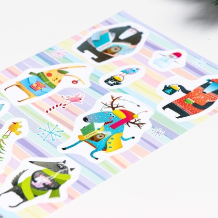 Decorative stickers "Forest inhabitants - 5" 10x16 cm-2