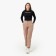 Women's longliva Minaku: Basic Line Black Color, Rr. 48